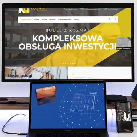 Potacki.com - Strona internetowa WordPress i materiały reklamowe dla biznesu architektoniczno budowlanego