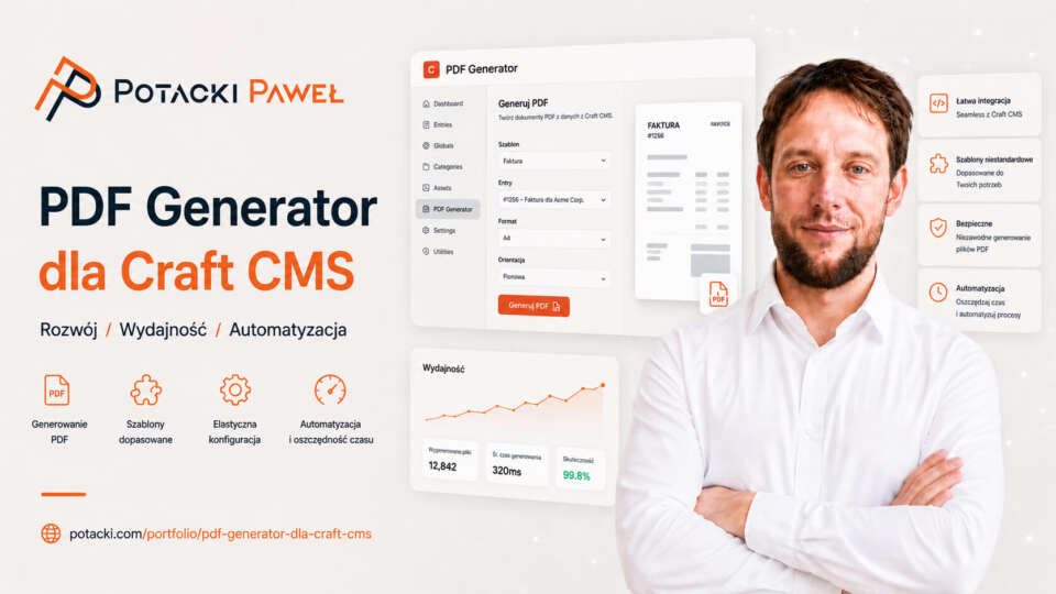 PDF Generator dla Craft CMS &ndash; generowanie dokument&oacute;w PDF, własne szablony i automatyzacja proces&oacute;w