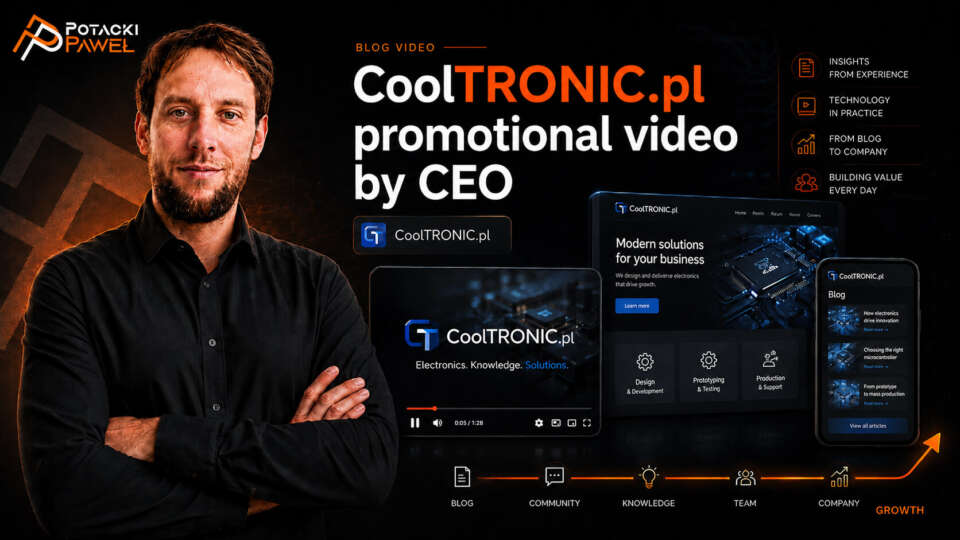 Jak CoolTRONIC.pl zmieniło się z bloga w sp&oacute;łkę | Paweł Potacki