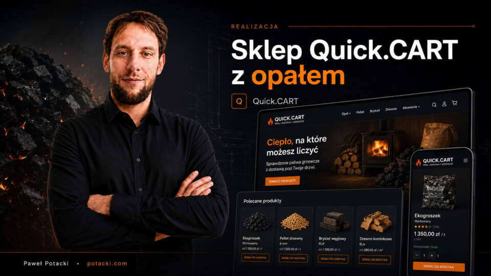 Sklep Quick.Cart dla sprzedawcy opału MOCNY | Paweł Potacki