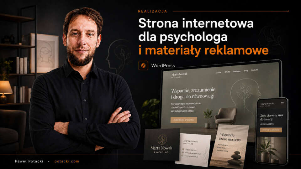 WordPress psychologa: ZnanyLekarz i YouTube | Paweł Potacki