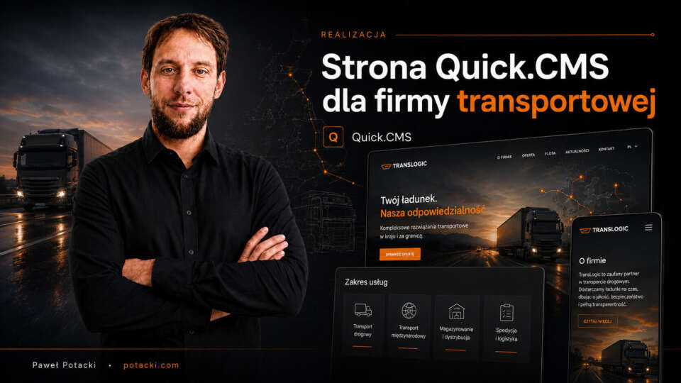Strona Quick.CMS dla FEBO Logistic: | Paweł Potacki